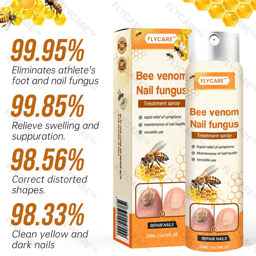 FLYCARE™ Bee Venom Nail Fungus Spray 💥 Treats Various Nail Problems within 2-4 Weeks 💥