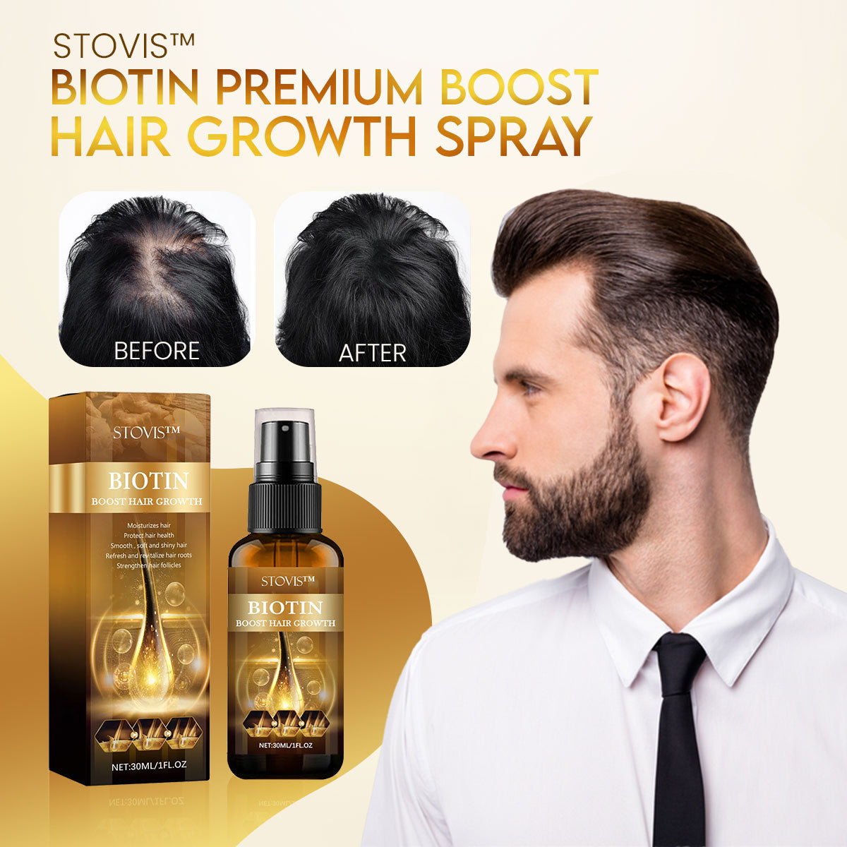 Stovis™ Biotin Boost Hair Growth Spray  ⏰ SALE ENDS IN 10 MINUTES ⏰