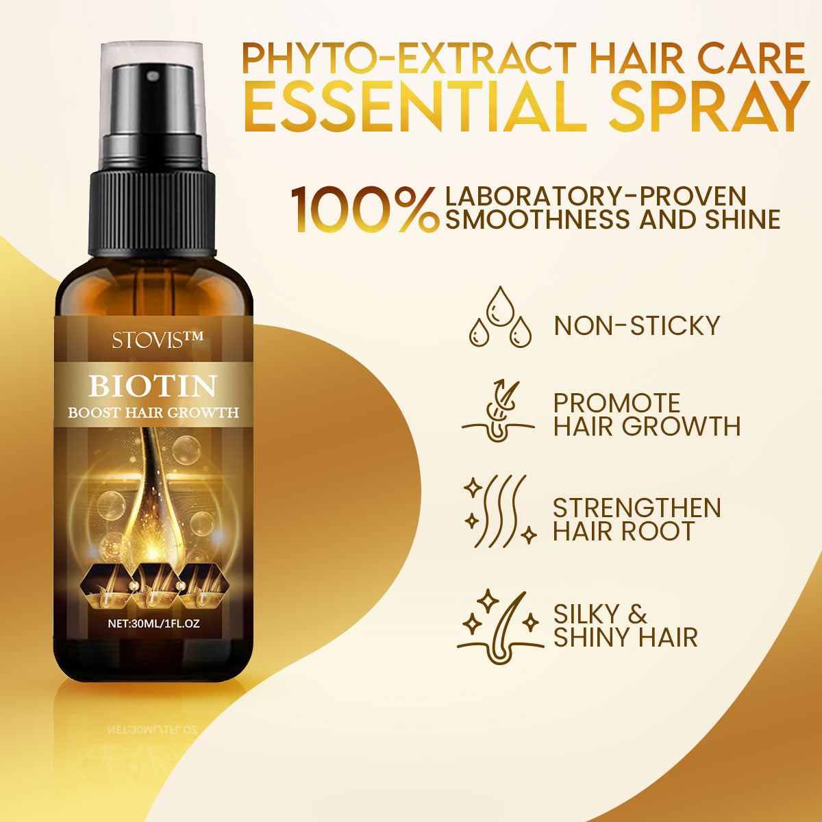 Stovis™ Biotin Boost Hair Growth Spray  ⏰ SALE ENDS IN 10 MINUTES ⏰