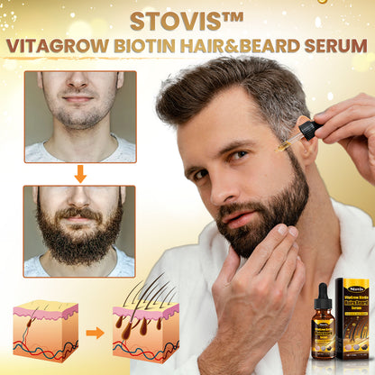 Stovis™ VitaGrow Biotin Hair&Beard Serum