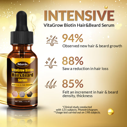 Stovis™ VitaGrow Biotin Hair&Beard Serum